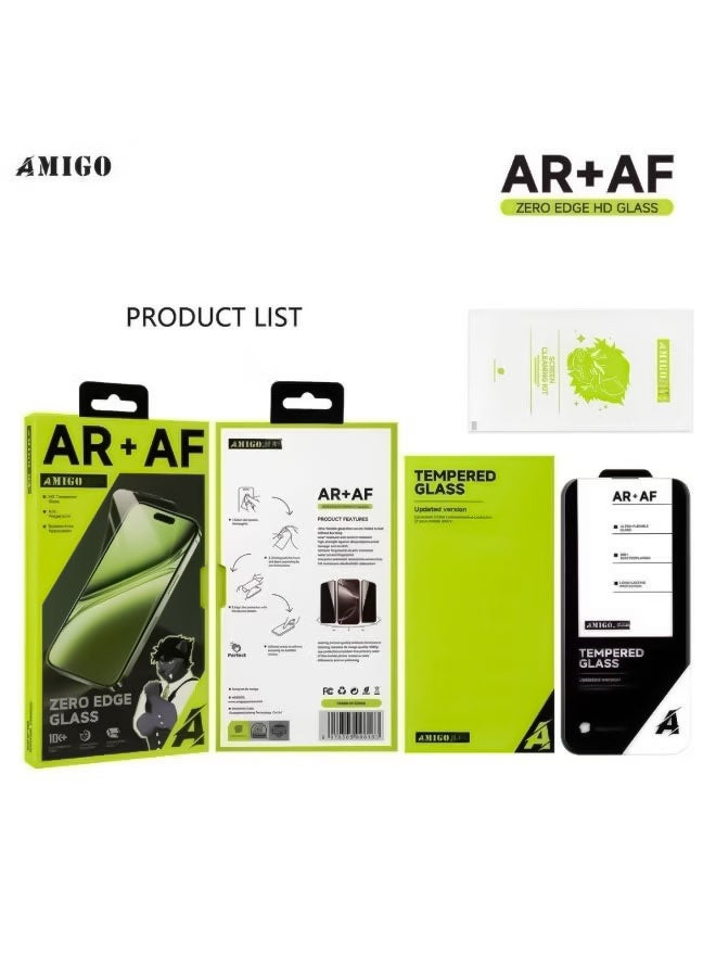 أميغو واقي شاشة من الزجاج المقسى (Tempered Glass) لهاتف Honor 600 من Amigo؛ يتميز بصلابة 9H ومقاومة للخدش، ومتوافق مع استخدام الأغطية الواقية (Case Friendly). - Image 2