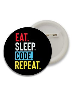D2C Round pin Button Badges for Programmer, Coder, Developer, IT Professional for Boys Girls Men & Women batches for Bags, Backpack, Birthday Gift, Size-58mm