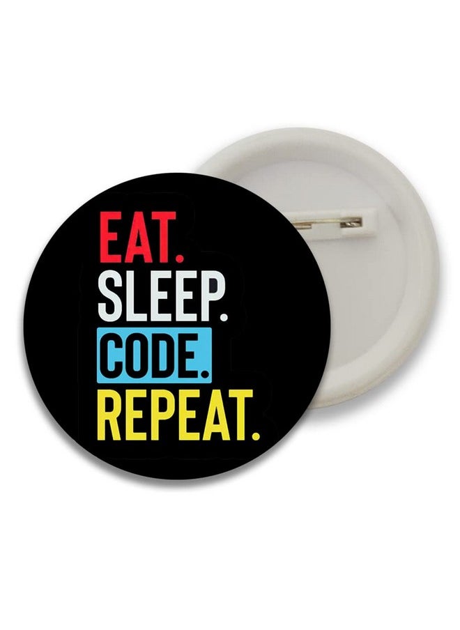 D2c D2C Round pin Button Badges for Programmer, Coder, Developer, IT Professional for Boys Girls Men & Women batches for Bags, Backpack, Birthday Gift, Size-58mm 