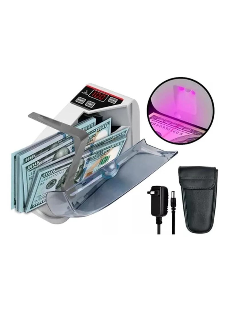 Portable Money Counter, Small and Practical Money Counting Machine Suitable for Counting Multi-Currency Banknotes - Image 4