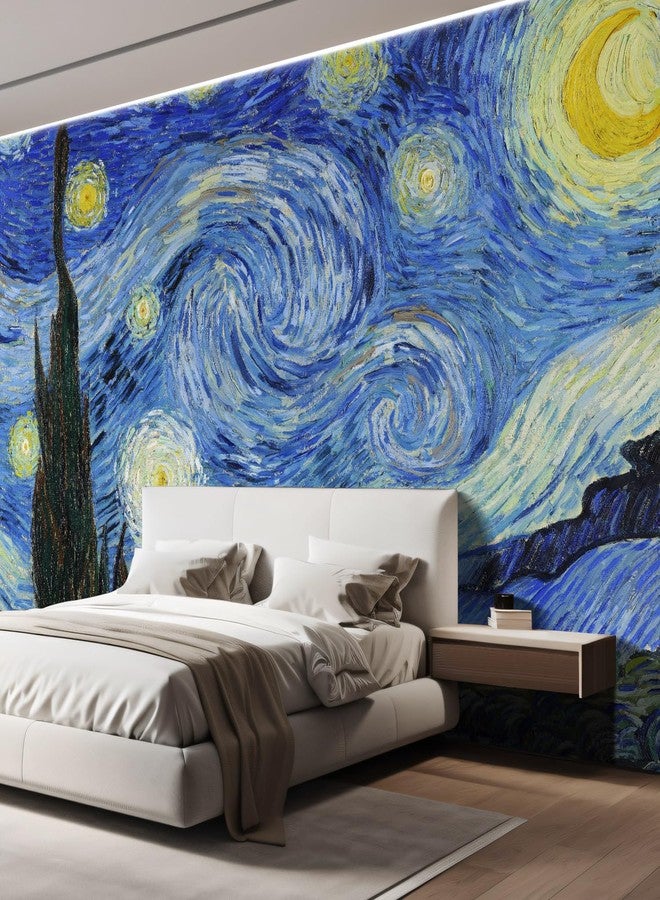 wall26 - Self-Adhesive Wallpaper Large Wall Mural Series (66"x96", Starry Night) - Image 4