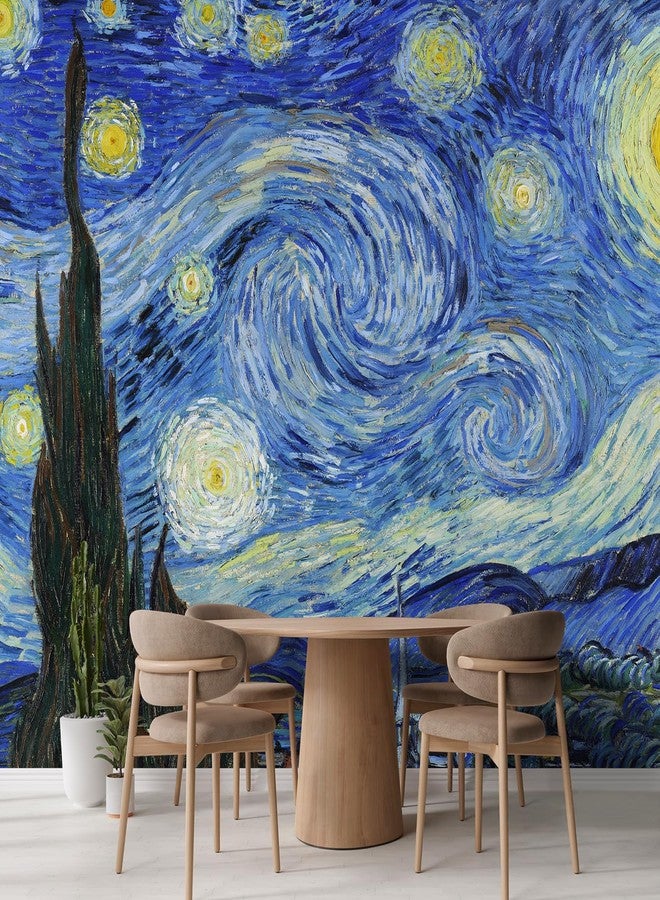 wall26 - Self-Adhesive Wallpaper Large Wall Mural Series (66"x96", Starry Night) - Image 3