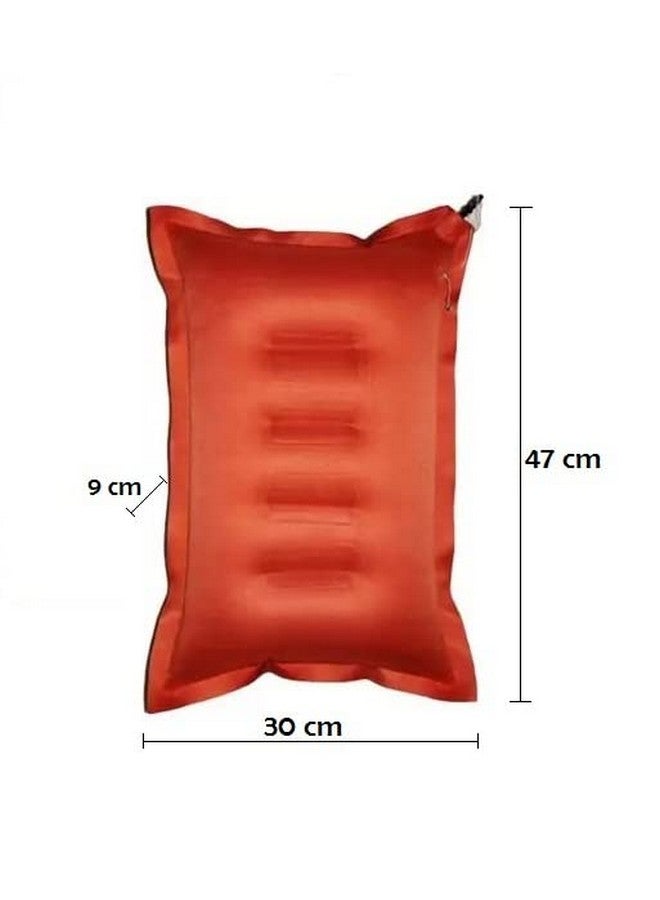 RAV Double Color Soft Fabric Air Travelling Pillow Lightweight, Portable, Washable, Suitable to All Best Home, Office, Airplane, and Cars Camping (Colour- As per Available). - Image 3