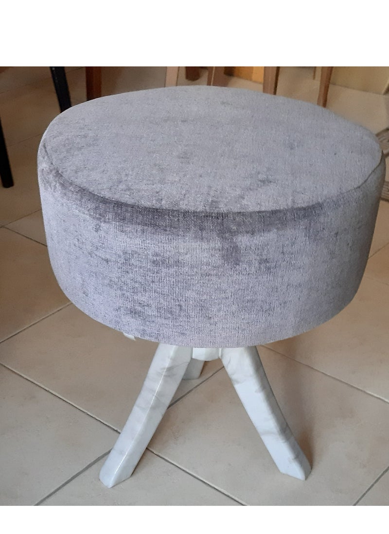 Generic - modern puff 45cm grey - Image 1