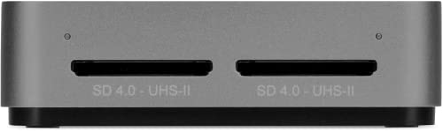 OWC Atlas Dual SDSlot SDXC UHSII Card Reader Bus Powered by USBC Compatible with MacWindowsiPadChrome OS - Image 3