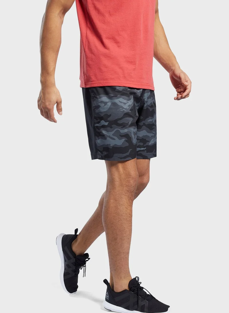 Reebok Workout Ready Printed Shorts
