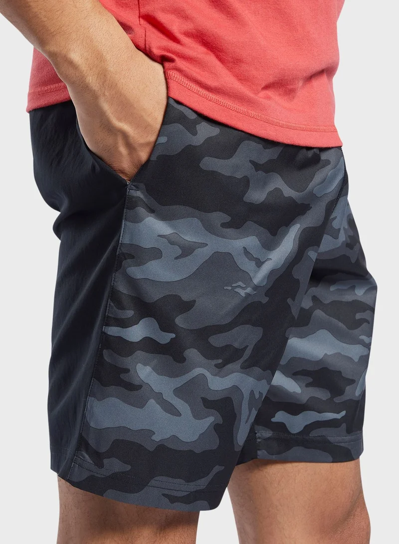 Reebok Workout Ready Printed Shorts