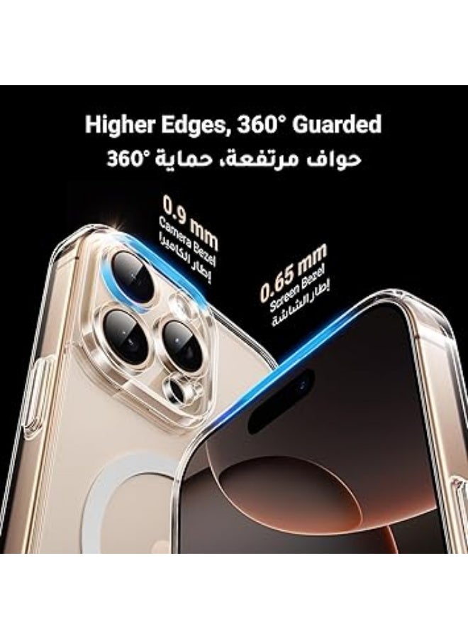 erorex iPhone 16 Pro Max Case MagSafe (MagU), Revolutionary iCrystal Tech Clear Cover, MIL-Grade Protection, Anti-Scratch, Camera Protective, Magnetic Ultra Slim iPhone 16 Pro Max 6.9" Accessories - Image 4