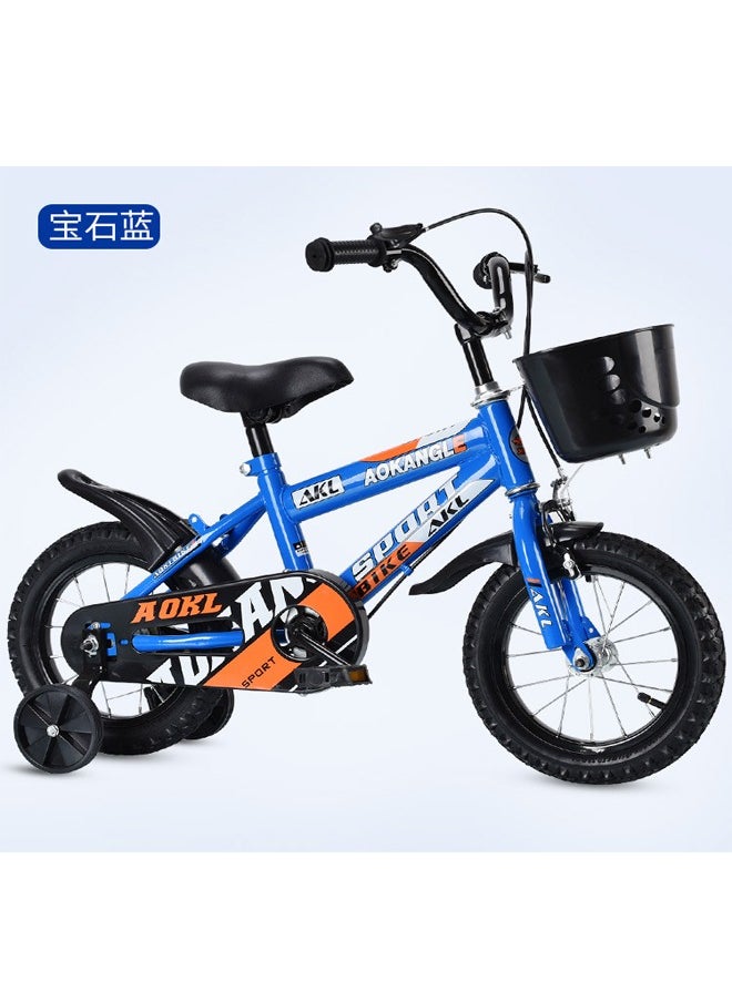 ATM Kids’ 12-Inch Sport Bike with Basket and Training Wheels 