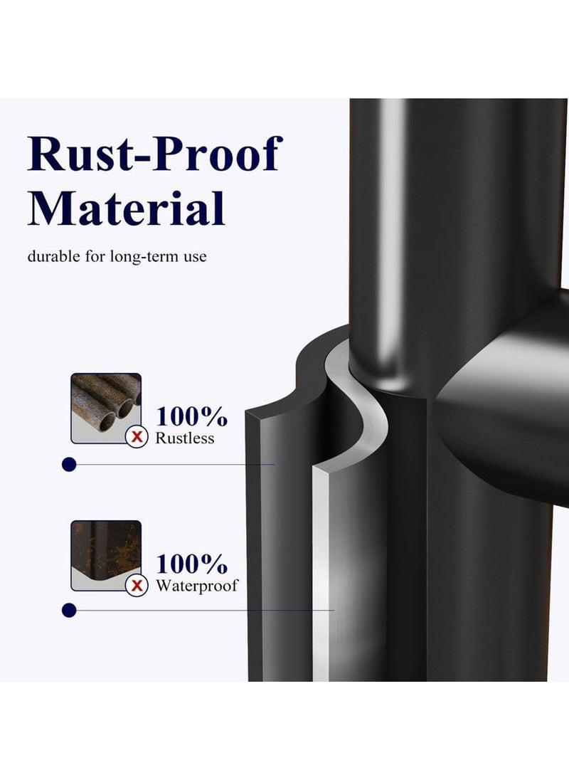 Arabest Toilet Paper Holder Stand, Floor standing toilet roll holder with Phone Shelf, Standing Toilet Paper Holder for Bathroom  - Image 4