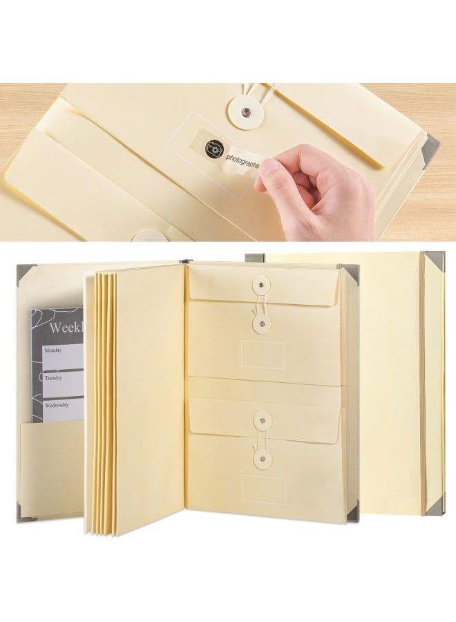 Accordion File Folder Office Archive Storage Bag - Image 4