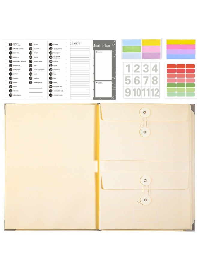 Accordion File Folder Office Archive Storage Bag - Image 2