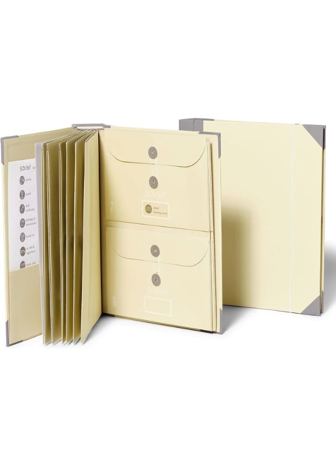 Accordion File Folder Office Archive Storage Bag - Image 1