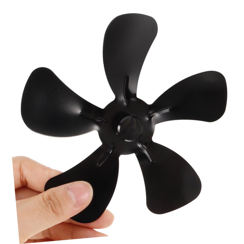 مروحة موقد الألومنيوم للمدافئ بتصميم يعمل بالطاقة، دوران هواء فعال، تشغيل صامت - Image 4