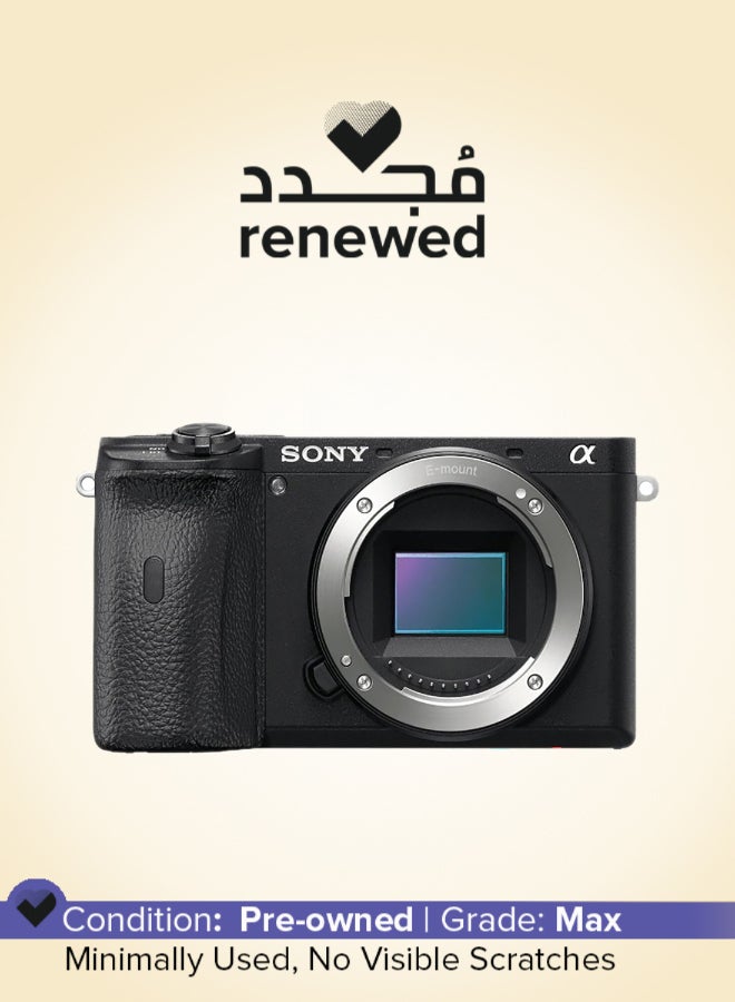 Sony Renewed - Sony Alpha ILCE-6600 24.2 MP Mirrorless Digital SLR Camera Body only - Image 1