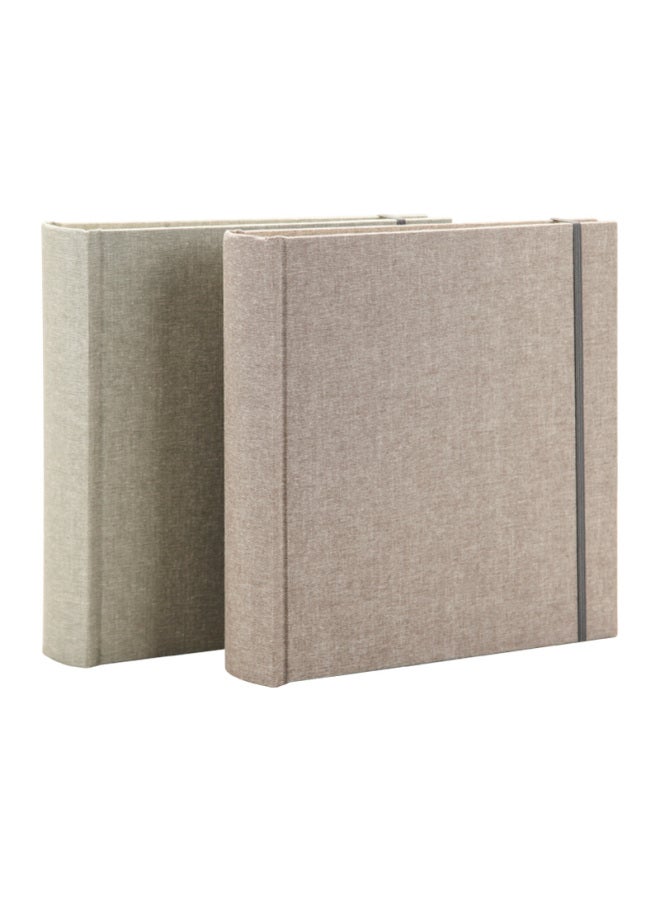 Ncl Zhonglin Pocket Fabric Photo Al, 200 Pages, 6 Inches, Family Photo Book, Brown, Nb-2up6 - Image 3