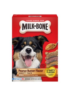 مجموعة متنوعة من مكافآت الكلاب بنكهة زبدة الفول السوداني من Milk-Bone - صغيرة/متوسطة - 24 أونصة (799247) - pzsku/Z18B6E3147B3170A8FFF1Z/45/_/1737031463/507fc575-c324-476b-b2b8-d8a78de7741d