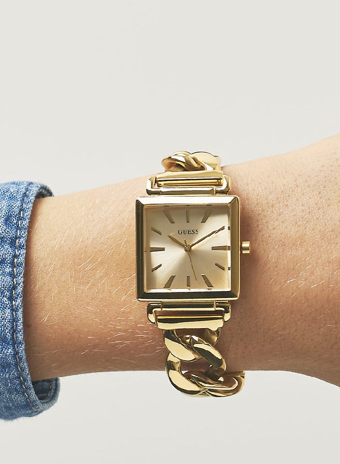 جس ساعة جيس الذهبية ذات المينا المربعة - W1029L2 - Image 5
