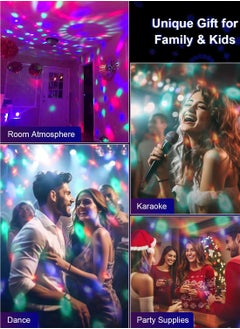 M MIAOYAN Sound-Controlled Party Light Strip with Remote, DJ Lighting, Disco Ball Strobe Stage Light for Home Room Dance Parties, Birthdays, and Karaoke.  - Image 3