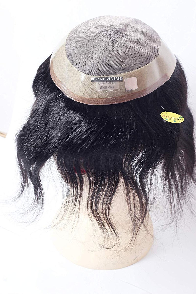 Ritzkart 9x7 Usa Monofilament Hair Patch Toupee for Men multicolor - Image 4