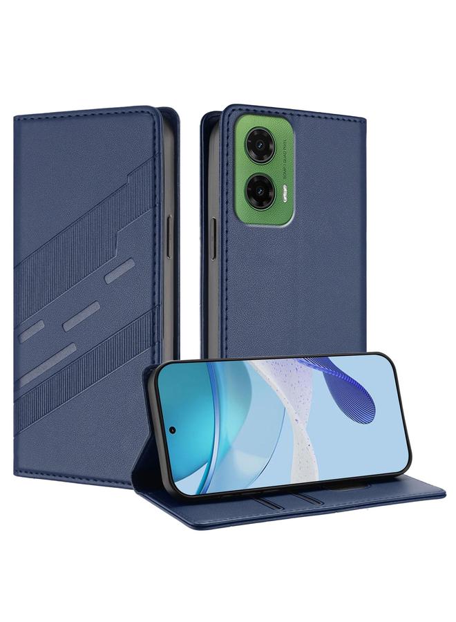 erorex Case For Motorola Moto G35 Embossed Multi-functional Wallet Retro Leather Phone Case - Image 1