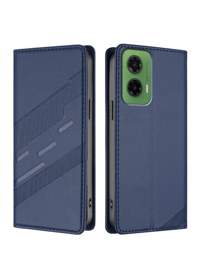 erorex Case For Motorola Moto G35 Embossed Multi-functional Wallet Retro Leather Phone Case - Image 2