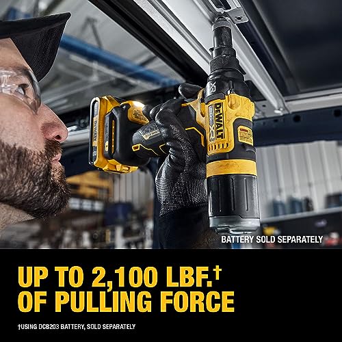 DEWALT 20V MAX XR Cordless Rivet Tool, 3/16", Battery and Charger Included (DCF403D1) - Image 5