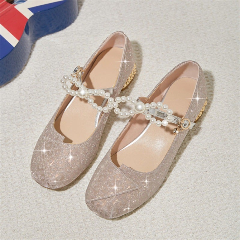 Girls Princess Shoes New Style Shoes For Little Girls Performance Leather Shoes For Middle And Big Children Students 2022 Soft Sole Children'S Single Shoes - Image 1