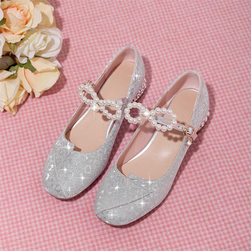 Girls Princess Shoes New Style Shoes For Little Girls Performance Leather Shoes For Middle And Big Children Students 2022 Soft Sole Children'S Single Shoes - Image 2