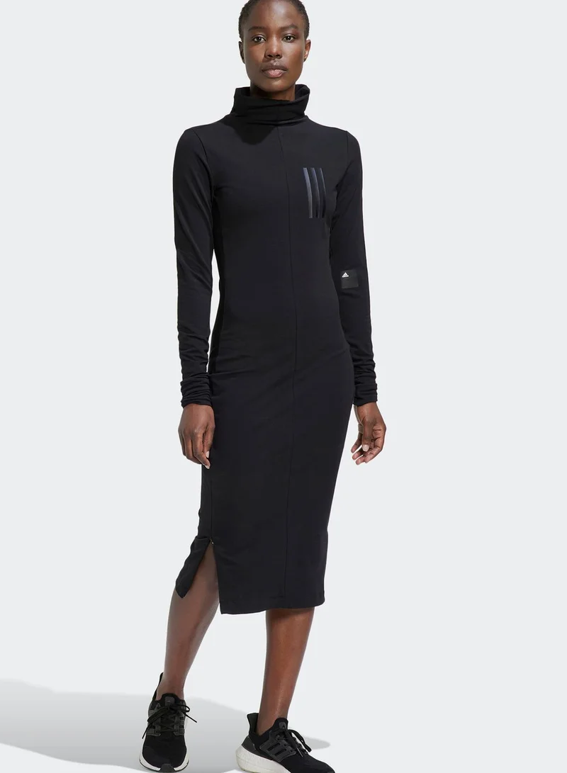 Adidas Mv Logo Midi Dress