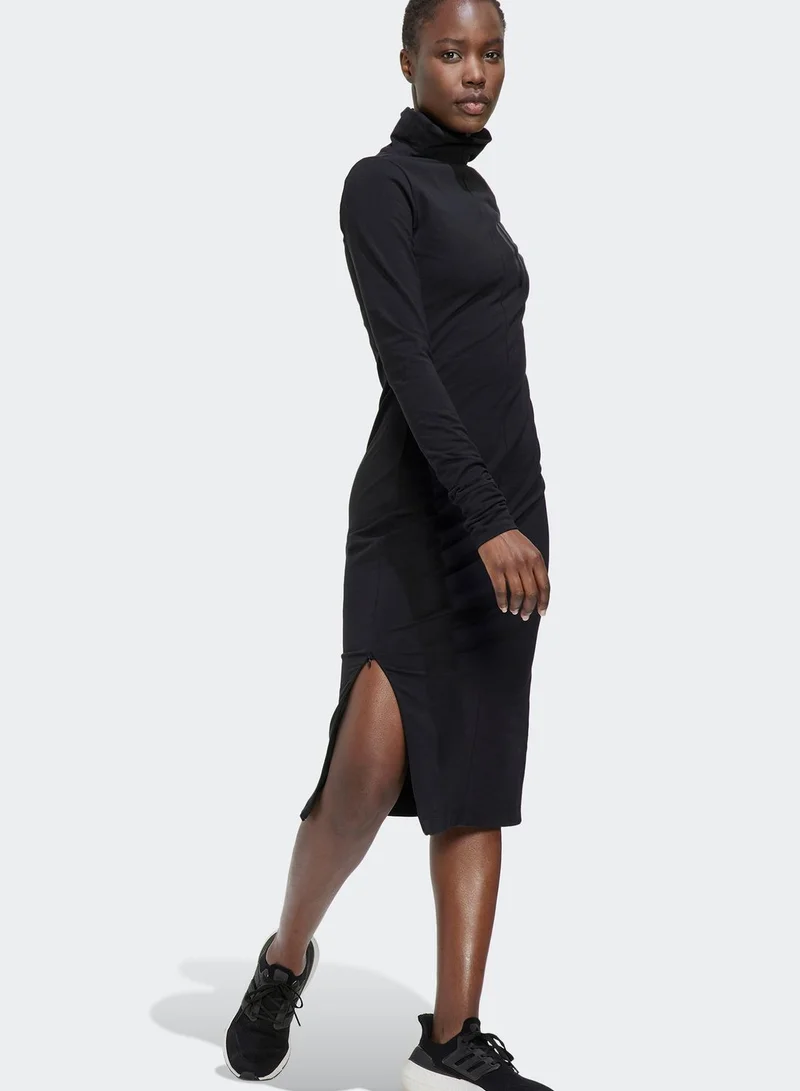 Adidas Mv Logo Midi Dress
