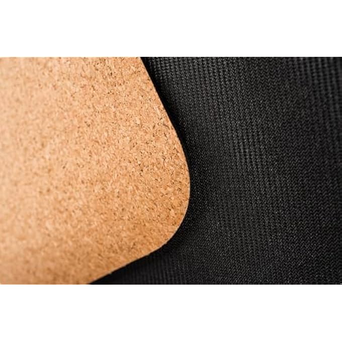 Ukiyo Natural Cork Yoga Mat, 4 Mm Thickness, Brown - Image 5
