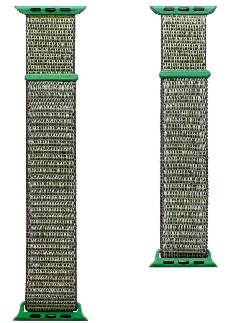 Gear4 - Sport Apple Watch Series 8/7 (41mm), Series 6/SE/5/4 (40mm) and Series 3/2/1 (38mm) Band - Forest Green - Image 1