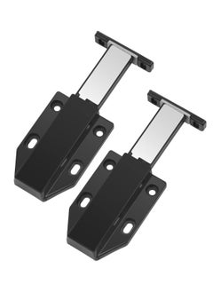 2 Pack Magnetic Push Latch Heavy Duty Metal Double Push to Open Door Latches Kitchen Door Push Release Latches for Cabinets Touch Latches for Drawer Closure, Cupboard, Wardrobe, Closet