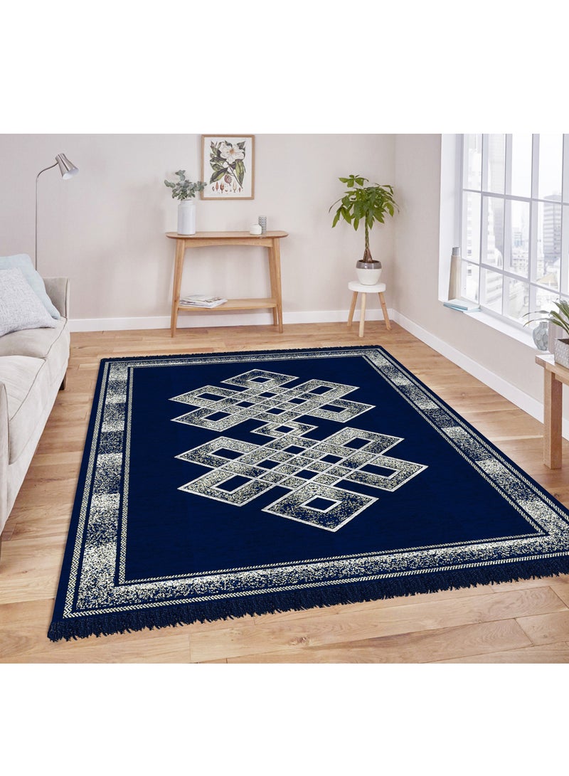 BSB BSB HOME Designer Superfine Chenille Carpet | Fine Gold Yarn with 500 GSM Velvet Carpet/Area Rug for Living Room, Bedroom, Runner | 150x210 cm or 5x7 ft  - Image 2