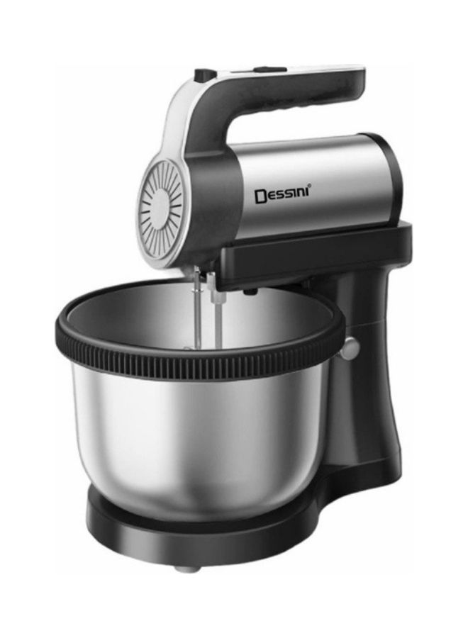 Hand Mixer with Bowl 4L 4 L 400 kW 808 Silver