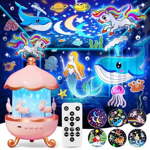 Staryou Sensory Lights Sound Machine Baby Night Light Projector Sensory Toys for Kids with Autism Toys for Girls 310 15 White Noise 15 Films 21Colors Night Light for Kids Fidget Toys for Kids - Image 1