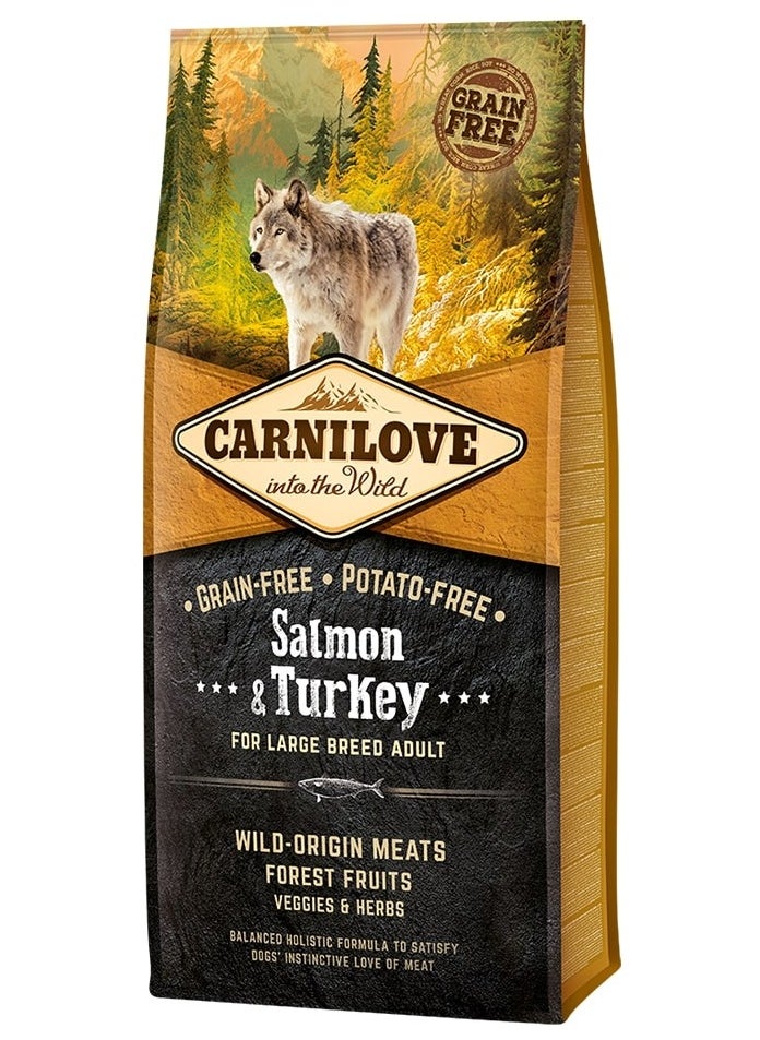 CARNILOVE Carnilove Salmon & Turkey for Large Breed Adult Dogs 12kg 