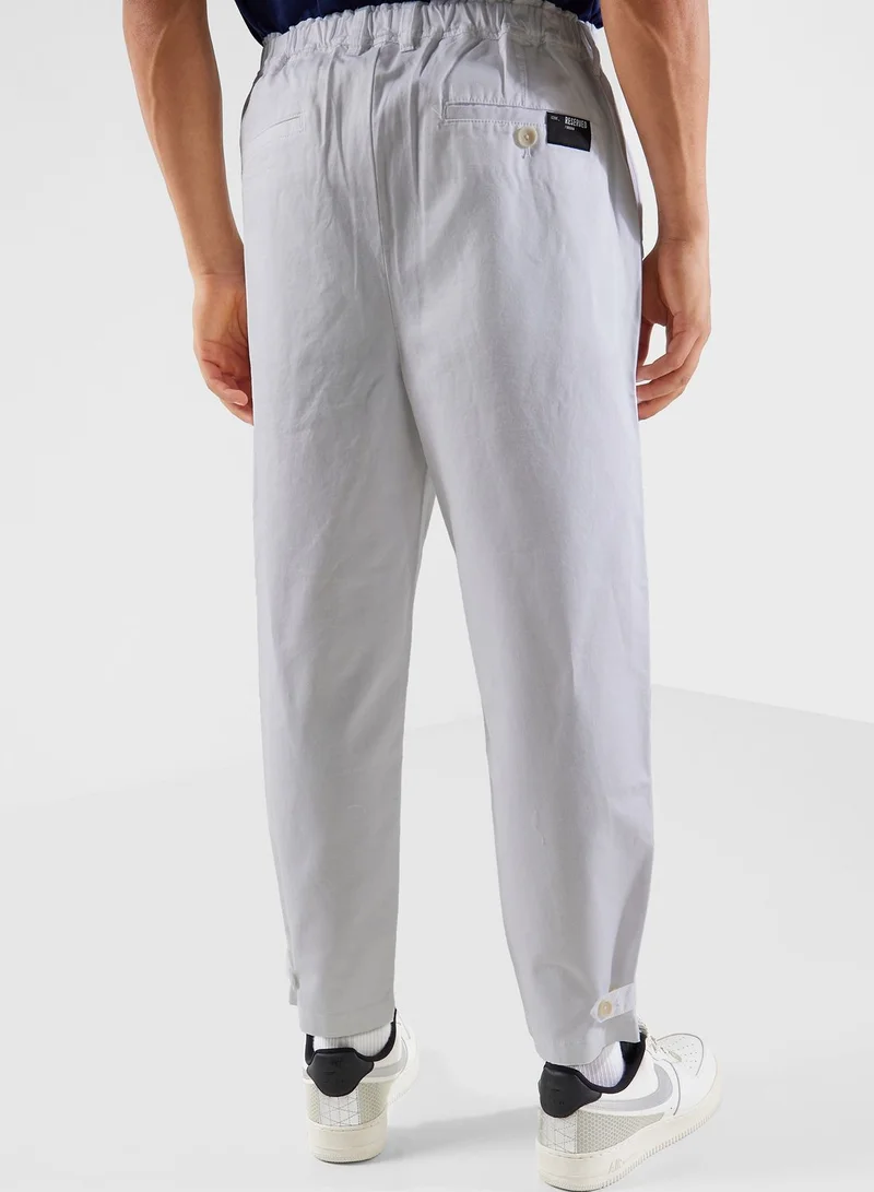 izzue Twill Pocket Trim Chinos