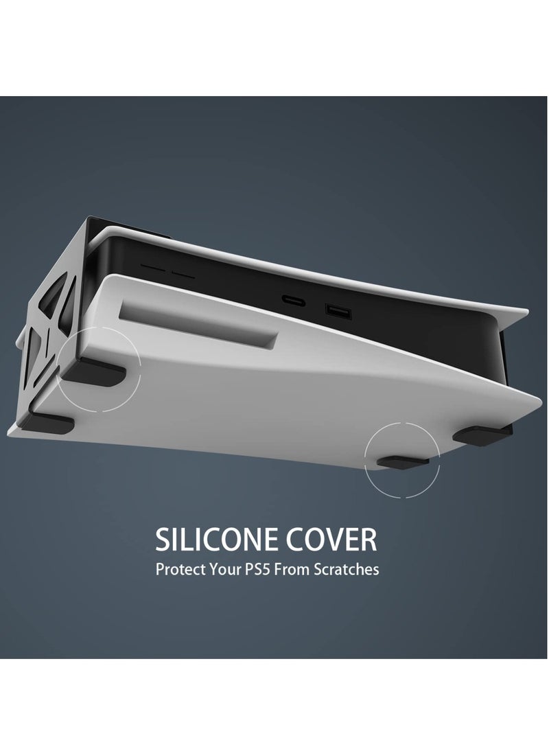 SONA Under Desk Holder for PS5/PS5 Slim,Stealth Mount Compaitble with Playstation 5 Disc u0026 Digital Edition Console,Space Saving,DP-05 - Image 4
