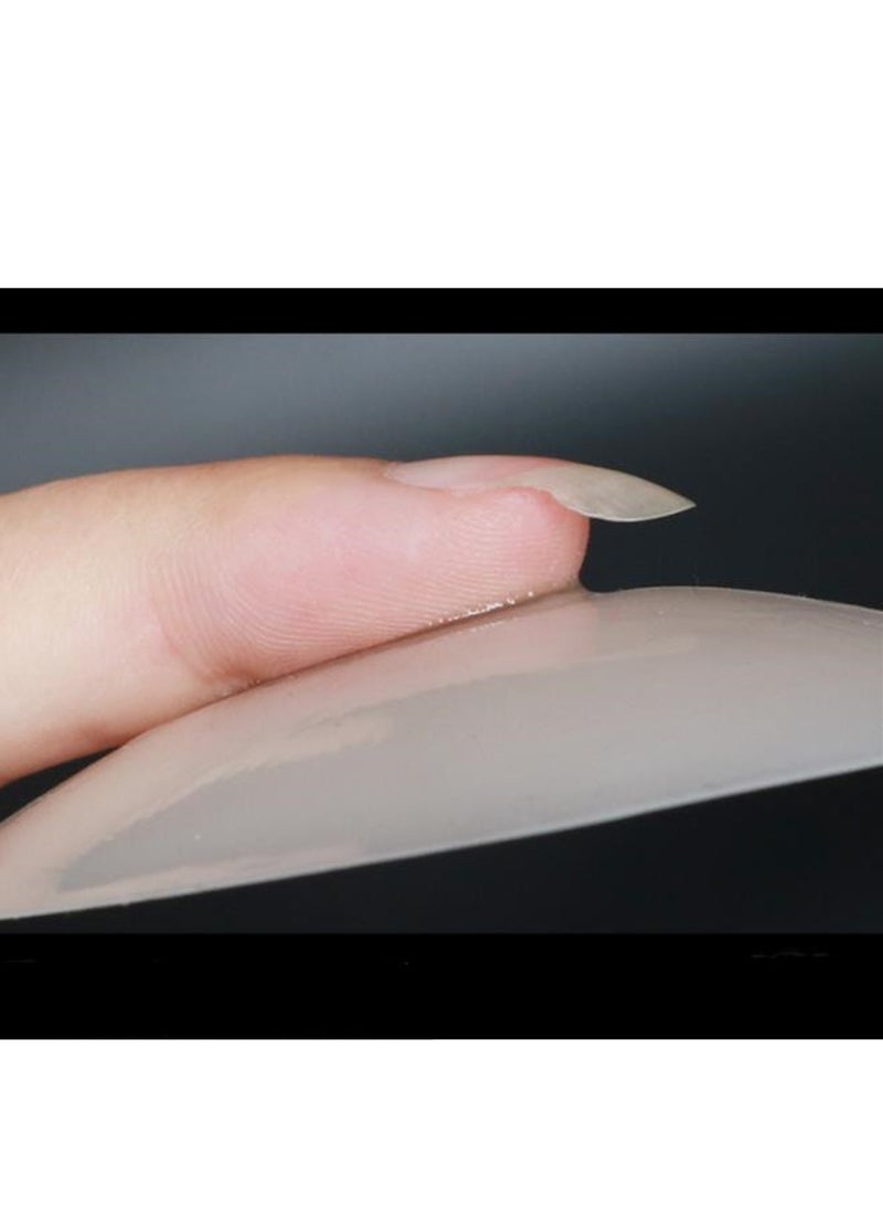 Women Reusable Adhesive Nipple Covers Invisible Round Silicone Cover Bra Pad - Image 3