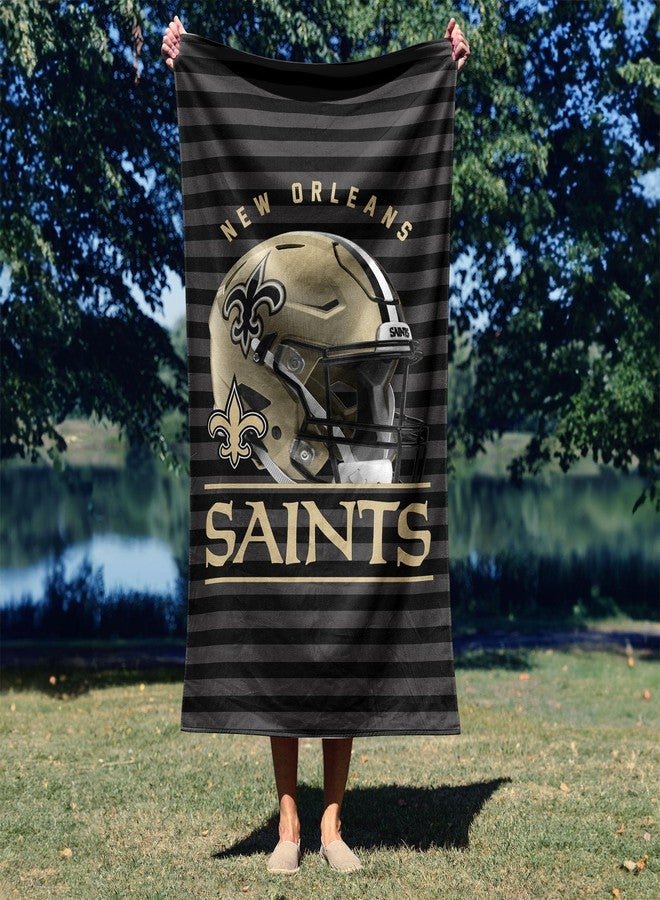 Northwest NFL New Orleans Saints 2-Pack Beach Towel Set, 30" x 60" Each, Standard, Team Colors - Image 5