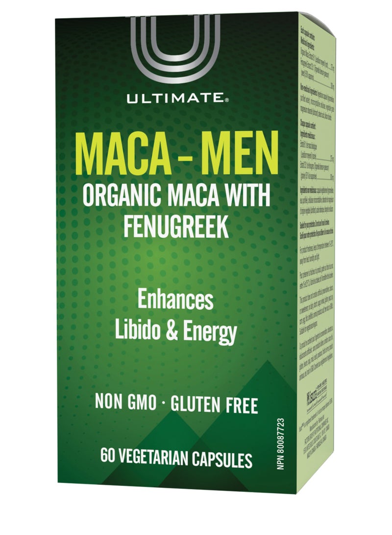 Maca-Men Capsules For Libido and Energy 60'S