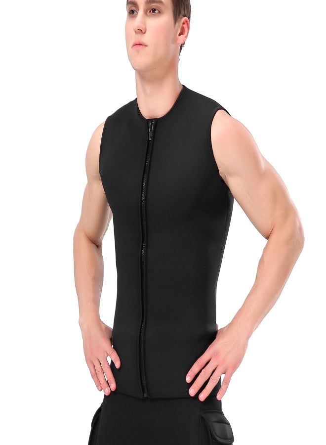 سلينكس سترة غطس علوية من النيوبرين بسمك 3 مم، دافئة وحرارية، بدون أكمام، مناسبة للغوص وركوب الأمواج والسباحة والإبحار. - Image 5