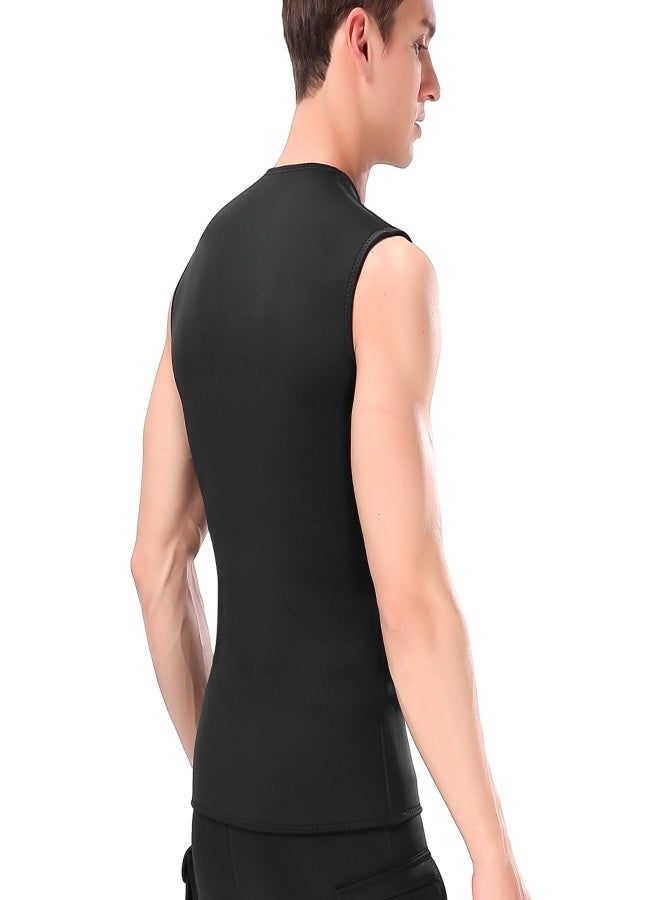 سلينكس سترة غطس علوية من النيوبرين بسمك 3 مم، دافئة وحرارية، بدون أكمام، مناسبة للغوص وركوب الأمواج والسباحة والإبحار. - Image 3