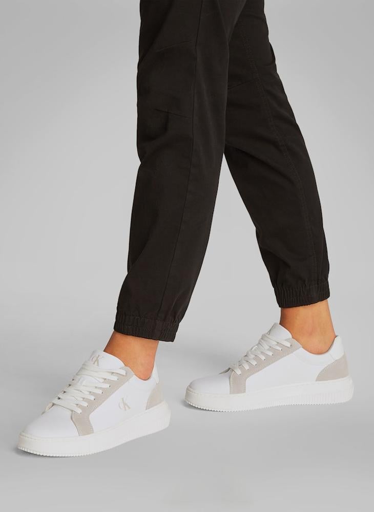 Calvin Klein Jeans - CHUNKY CUPSOLE CANVAS TRAINERS - Image 1