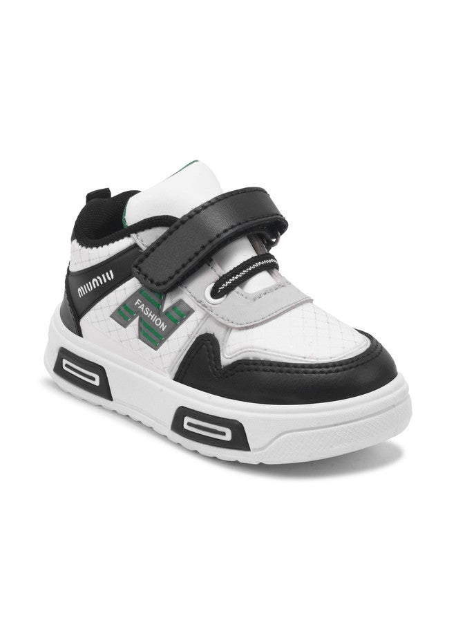 KATS Unisex Kids Colourblocked Mid-Top Sneakers with Velcro Closure - Image 5
