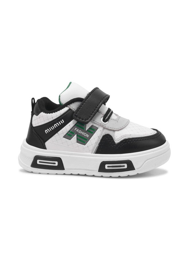 KATS Unisex Kids Colourblocked Mid-Top Sneakers with Velcro Closure - Image 3