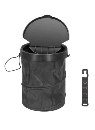 Car Trash Can with Lid, ikeoat Collapsible Pop Up Cars Trash Bin Container Leak-Proof Waterproof Portable Garbage Storage Bag Multifunctional Organizer Trash Can Bin with Hanging Hook Black - pzsku/Z18B7E8DD12C1925CDBEBZ/45/_/1729820038/474044b2-75a3-4985-8694-f8c25e313293