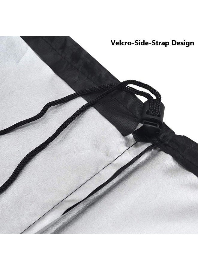 Skyour Table Tennis Table Cover Outdoor Indoor Foldable Ping Pong Table Protector Waterproof Dustproof Folding Table Tennis Table Storage Covers (210D Oxford Fabric) - Image 5